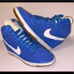 Nike Dunk Sky Hi Hidden Wedges Blue/White